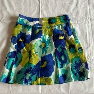 LOFT  size 0 Floral skirt used good condition
